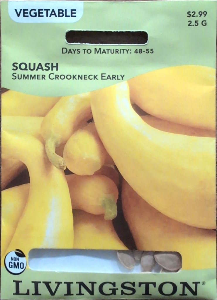 Early Summer Crookneck packet